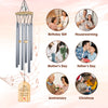 Custom Whispers from Heaven Wind Chime Sympathy Gift