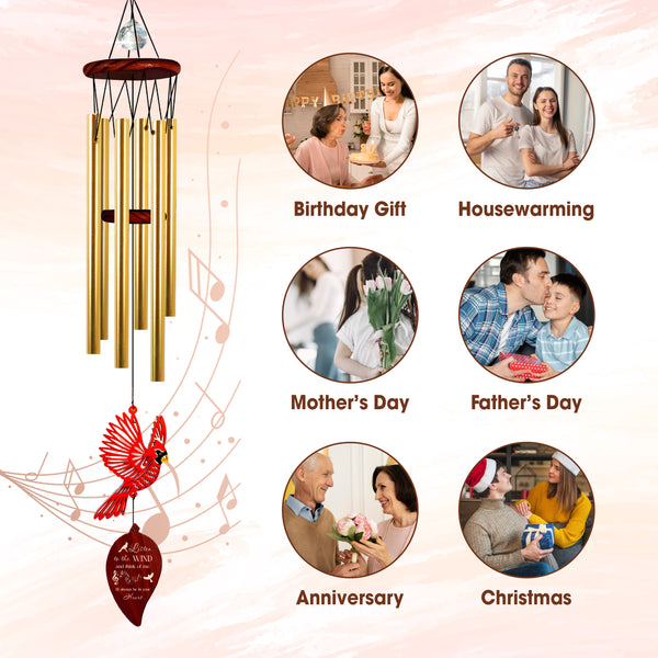 Personalized Memorial Wind Chime Sympathy Gifts