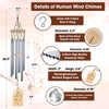 Custom Whispers from Heaven Wind Chime Sympathy Gift
