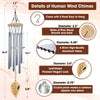 Custom Sympathy Wind Chime Carnival In Memorial Gift