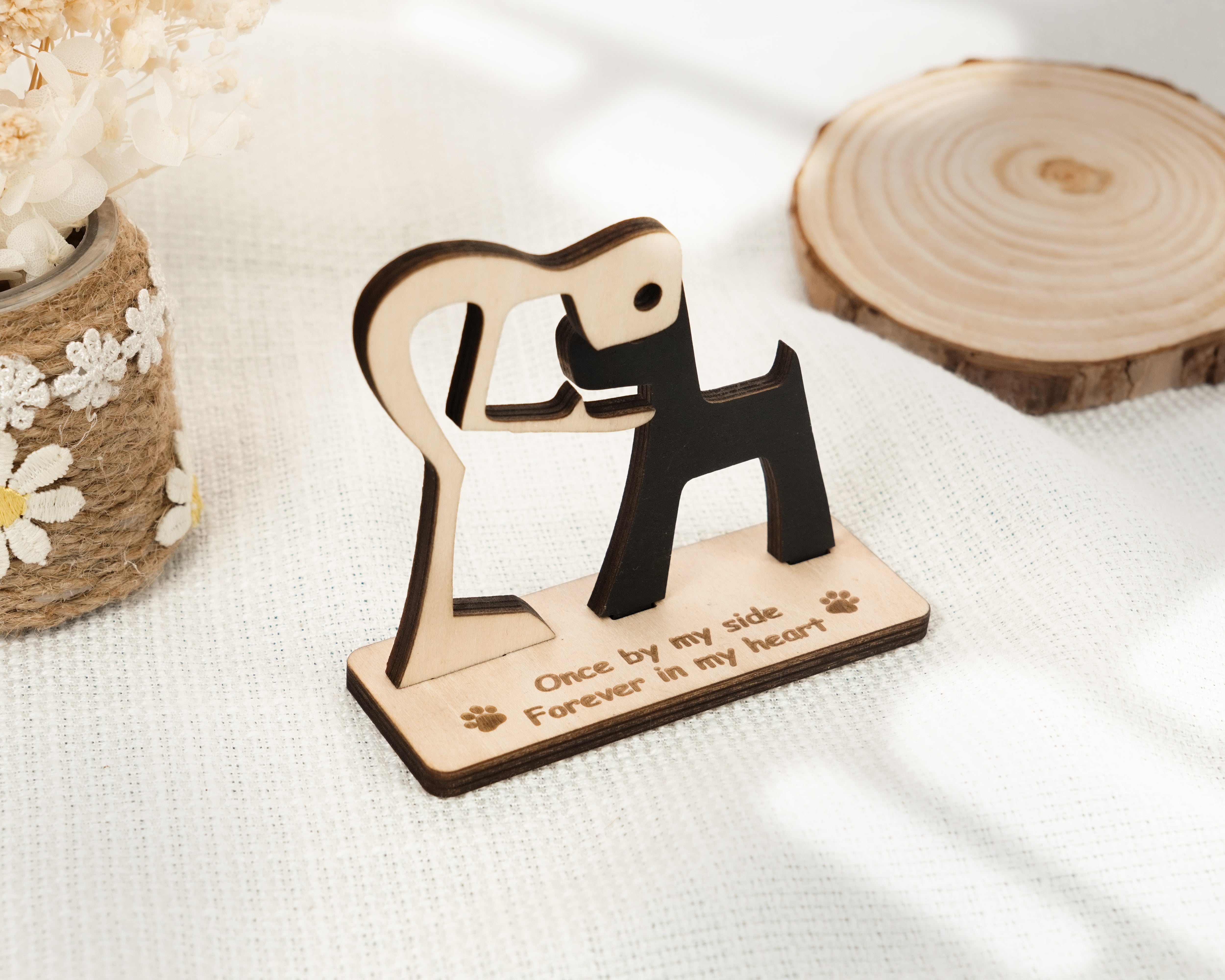 Pet Picture Frame - Black Shadow Box