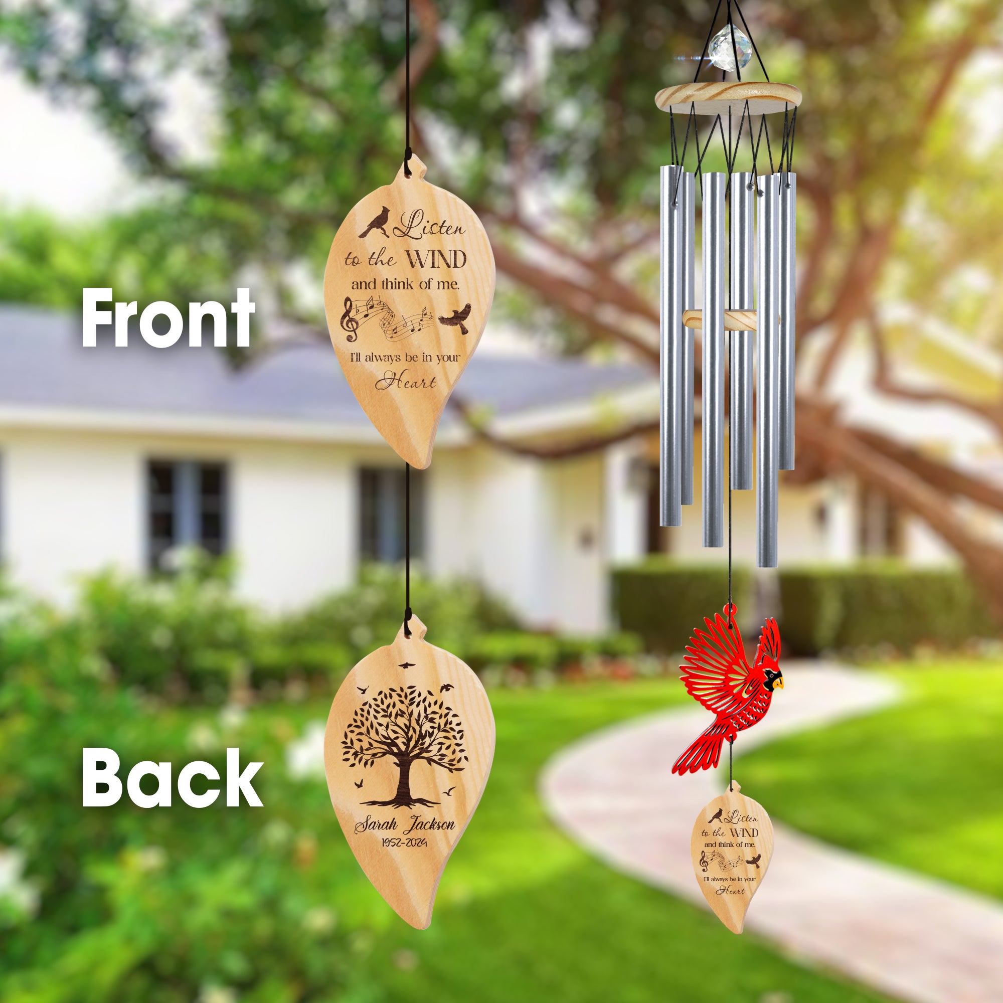 Personalized Beravement Windchime Memorial Gifts