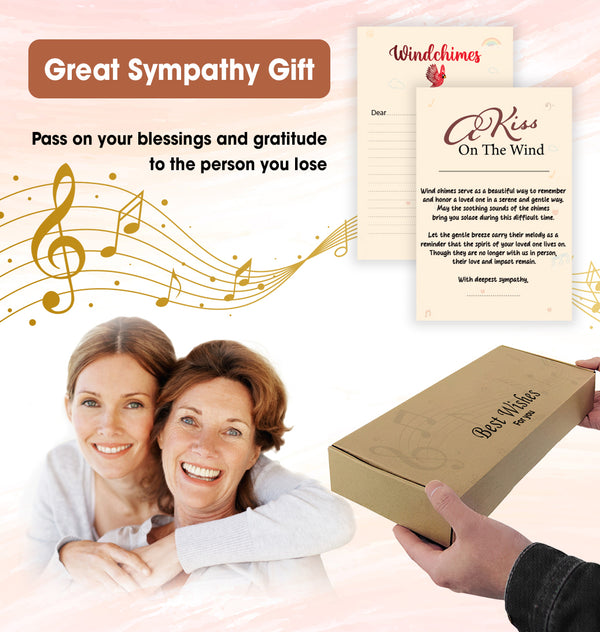 Personalized Memorial Wind Chime Bereavement Gift