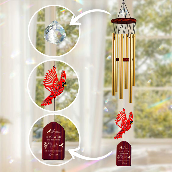 Custom Carnival Memorial Wind Chime Sympathy Gifts