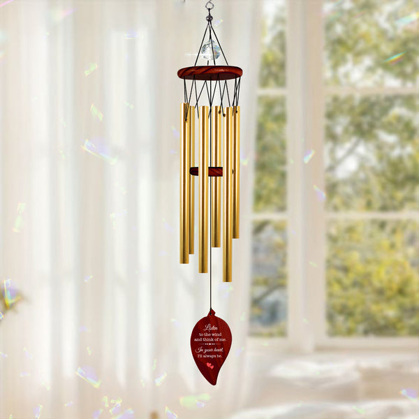 Personalized Whispers from Heaven Wind Chime Sympathy Gifts