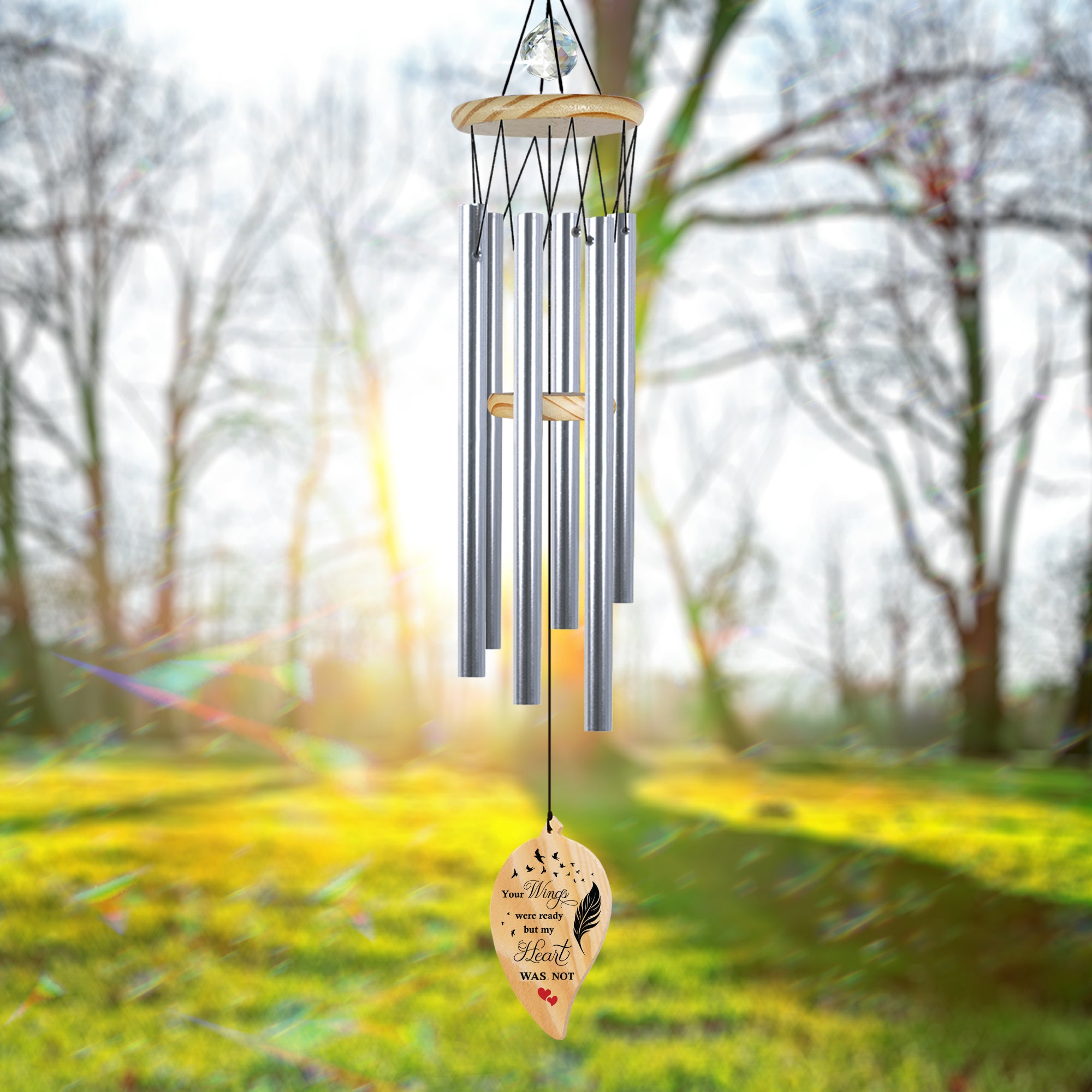 Custom Sympathy Wind Chime Carnival In Memorial Gift