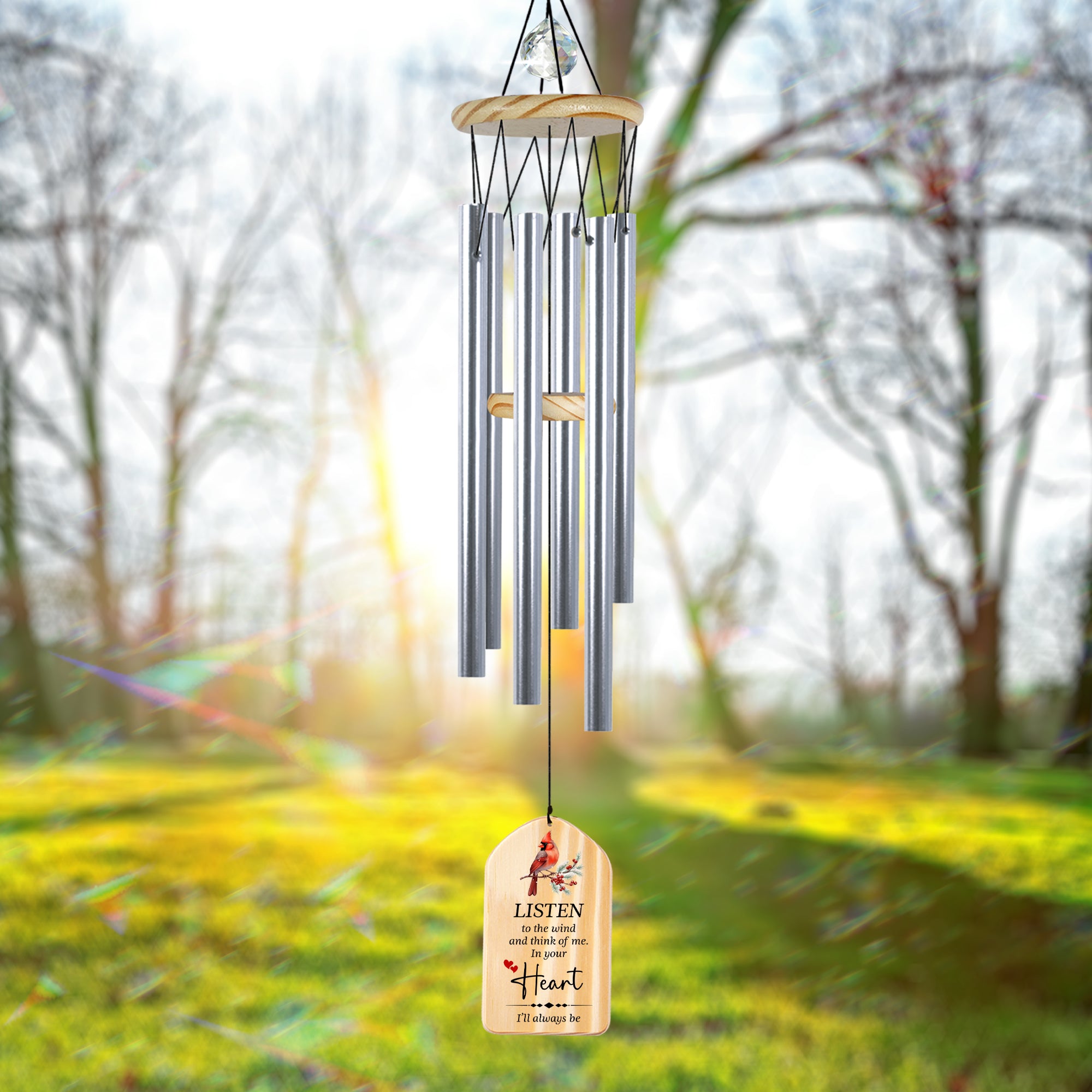 Personalized Sympathy Wind Chime Carnival Gift For Memorial