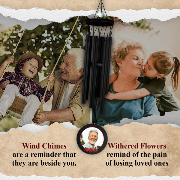 Personalized Carnival Wind Chimes Bereavement Gift