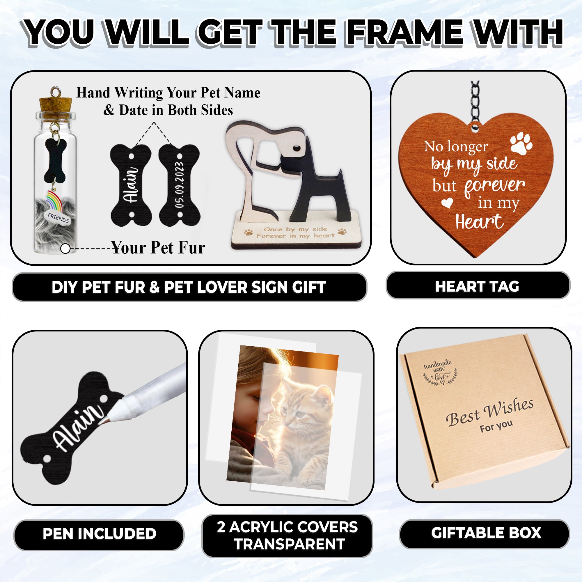 Picture Frame 6x4 Photo for Pet