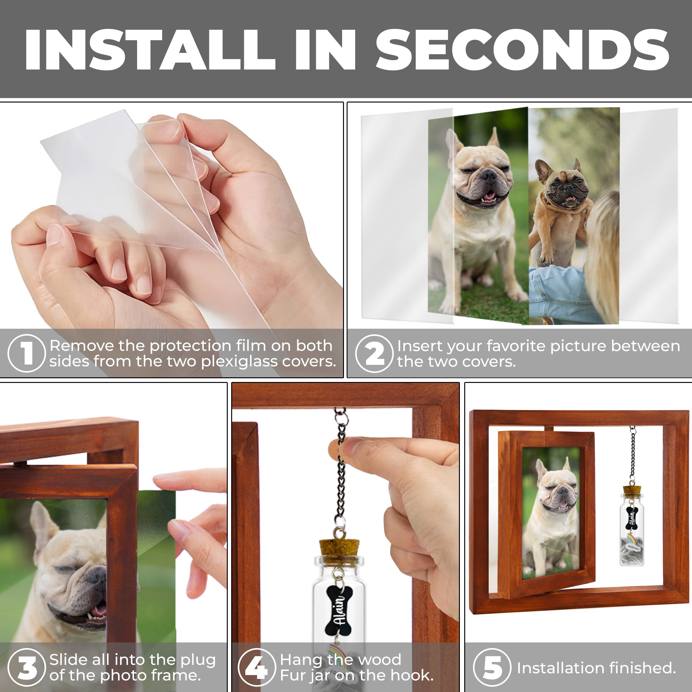 Picture Frame 6x4 Photo for Pet