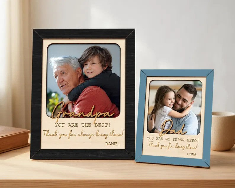Personalized Photo Frame for Dad,Birthday Gift for Dad,Father Gift