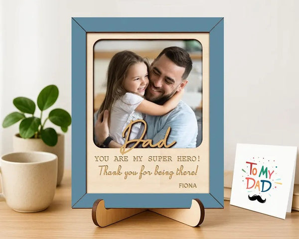 Personalized Photo Frame for Dad,Birthday Gift for Dad,Father Gift