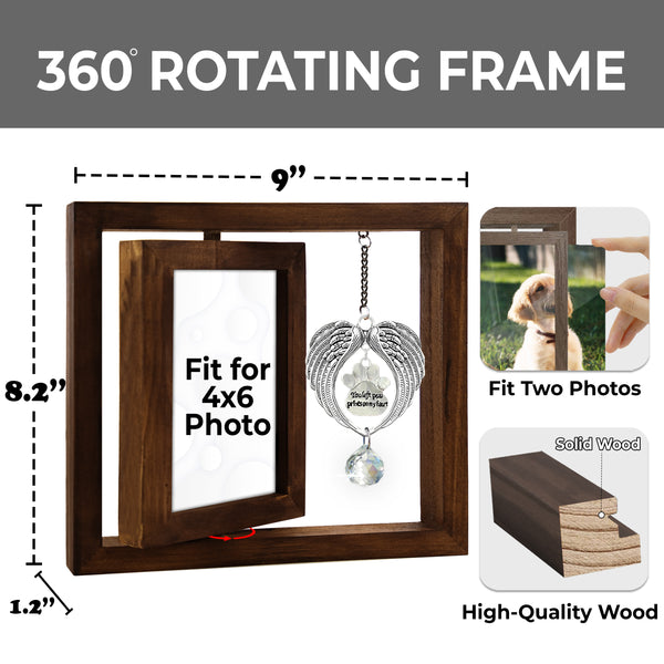 Pet Memorial Picture Frame with Ornament